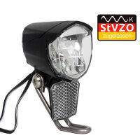 Cree LED Fahhradscheinwerfer Nabendynamo StVZO 70 Lux mit Sensor