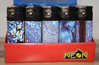 50 Neon Elektronik Feuerzeug Lighter mit versch. Bilder...